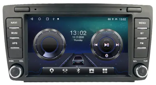 Магнитола для Skoda Octavia A5 2004-2013, Yeti 2009-2018 (Swing/Bolero) - Kuberg MKD-8307-S10 Android 12, Быстрая, CarPlay, SIM-слот