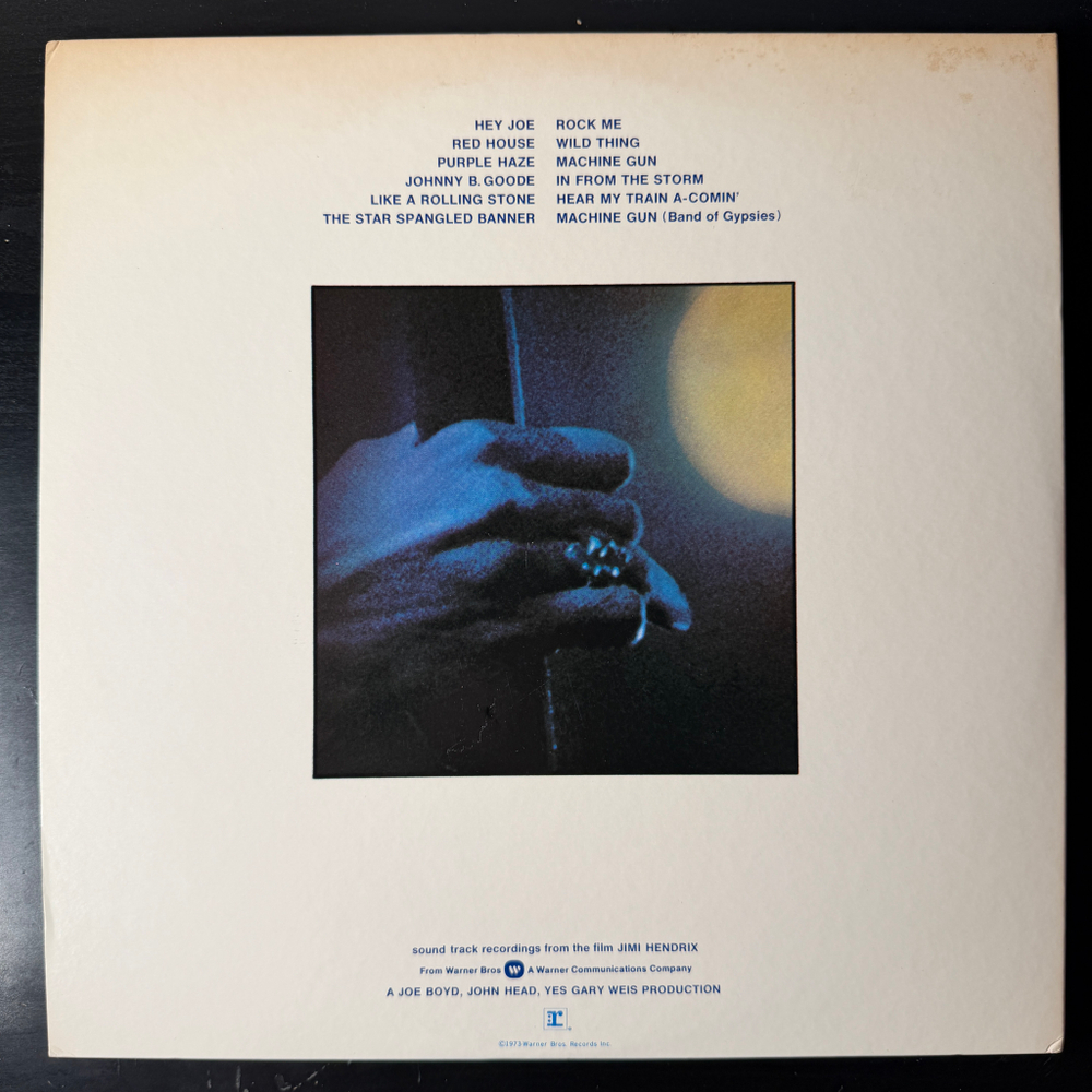 Jimi Hendrix ‎– Sound Track Recordings From The Film "Jimi Hendrix" 2LP (Япония 1979г.)