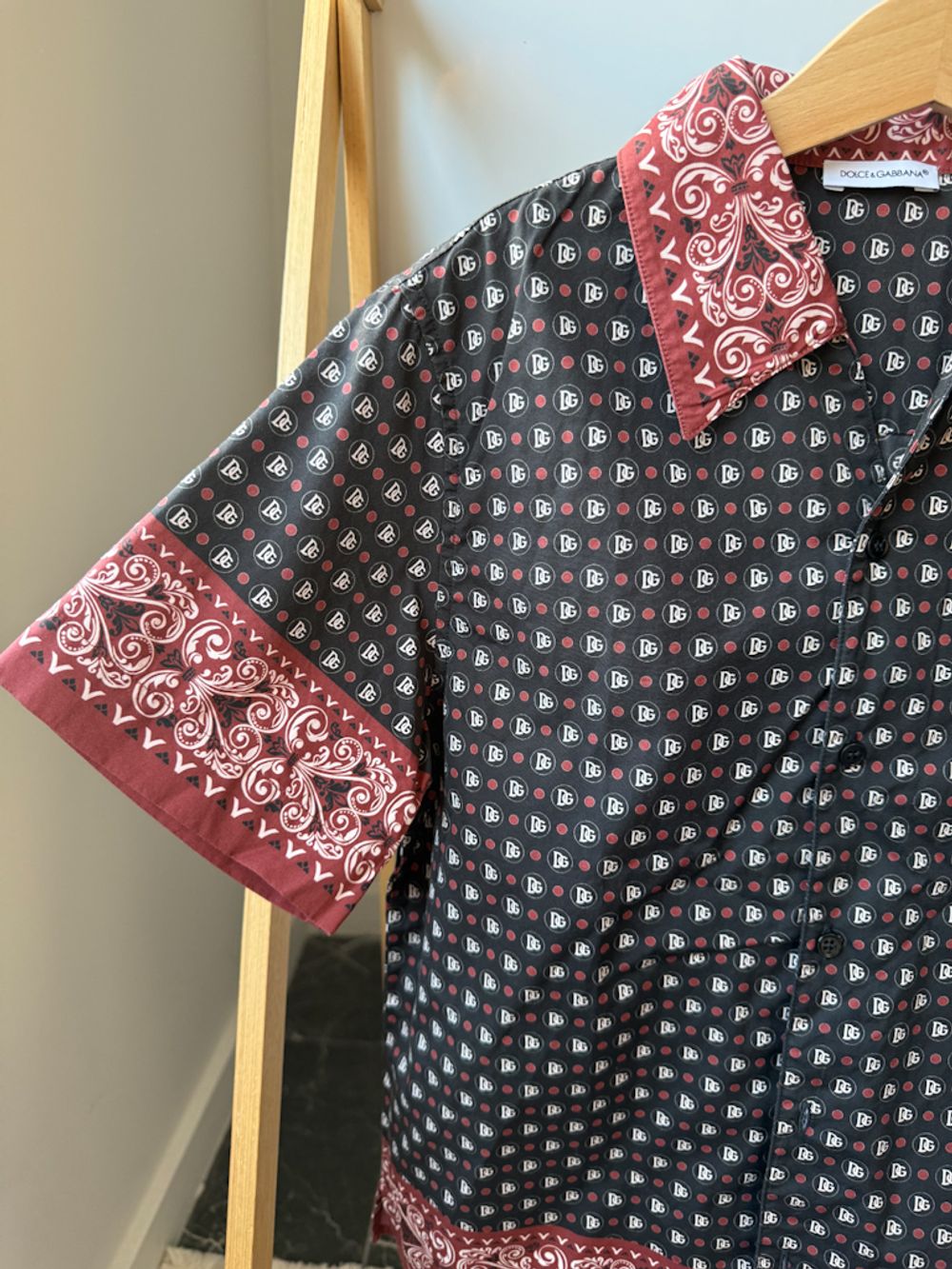 Хлопковая рубашка Dolce & Gabbana, 140