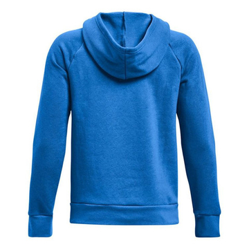 Кофта для мальчика теннисная Under Armour Rival Fleece Hoodie - небесный