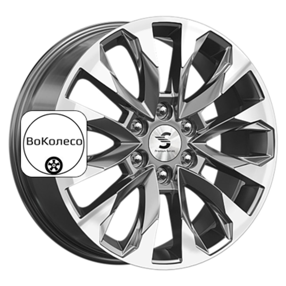8x20/6x139,7 ET55 D100,1 КР007 (TANK 700) Diamond Gloss Graphite Premium Series
