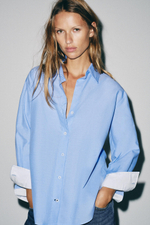 БАЗОВАЯ РУБАШКА ОКСФОРД — ZARA