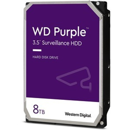 Жесткий диск HDD 8.0Tb Western Digital SATA-III, 128Mb, 5400rpm Purple (WD84PURZ)