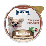 Паштет Happy Dog Хеппи Дог для собак мелких пород телятина с сердцем 125 г