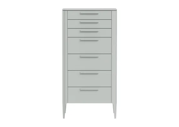 Комод Type высокии? 7 ящиков (светло-серый)
