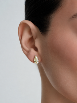Серьги пусеты Larme Light Yellow