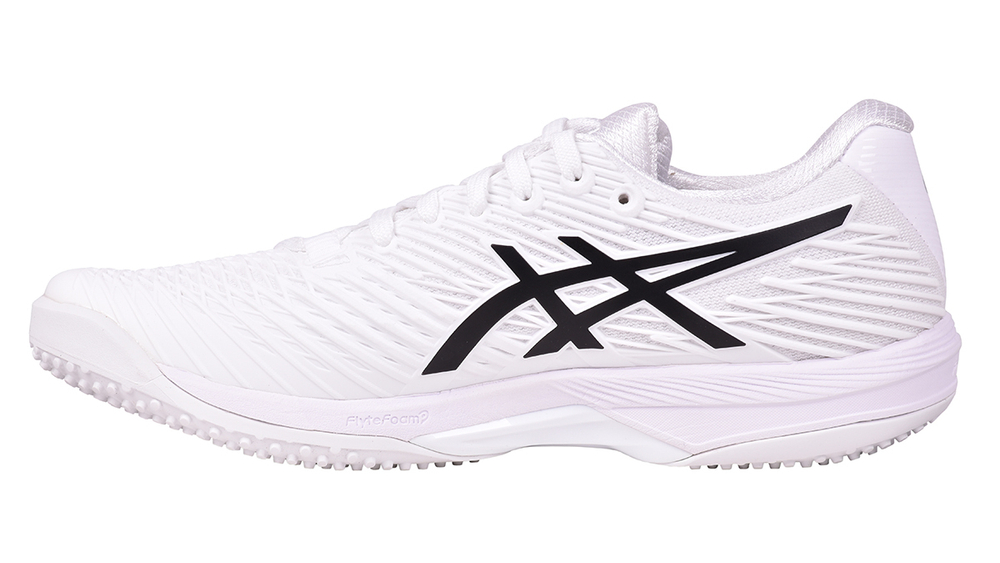 Мужские кроссовки теннисные Asics Solution Speed FF 2 Grass - белый, черный