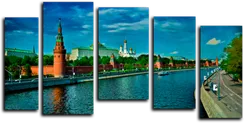Модульная картина "Москва"