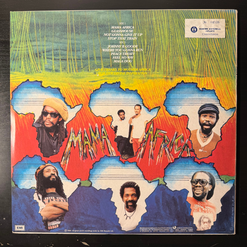 Peter Tosh ‎– Mama Africa (Португалия 1983г.)