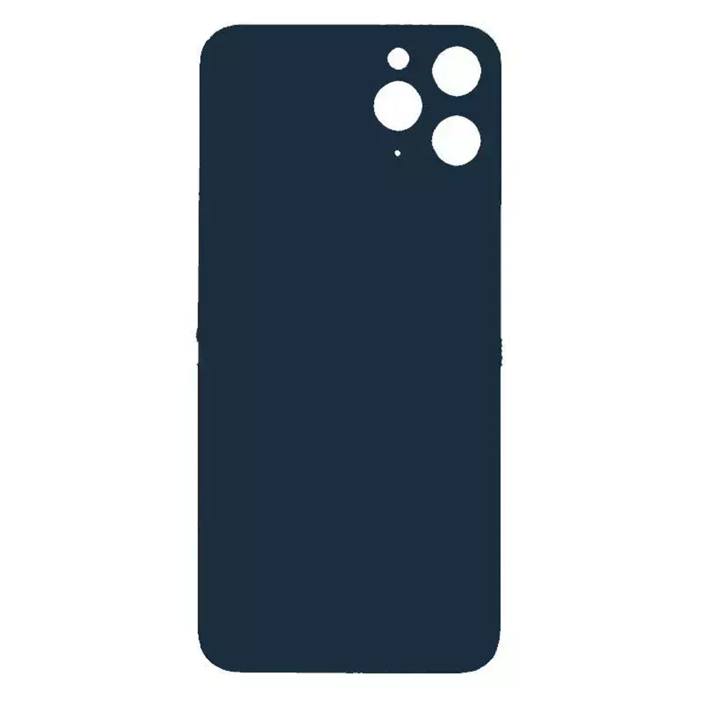 Задняя крышка для iPhone 11 Pro Max Золото (стекло, широкий вырез под камеру, логотип)