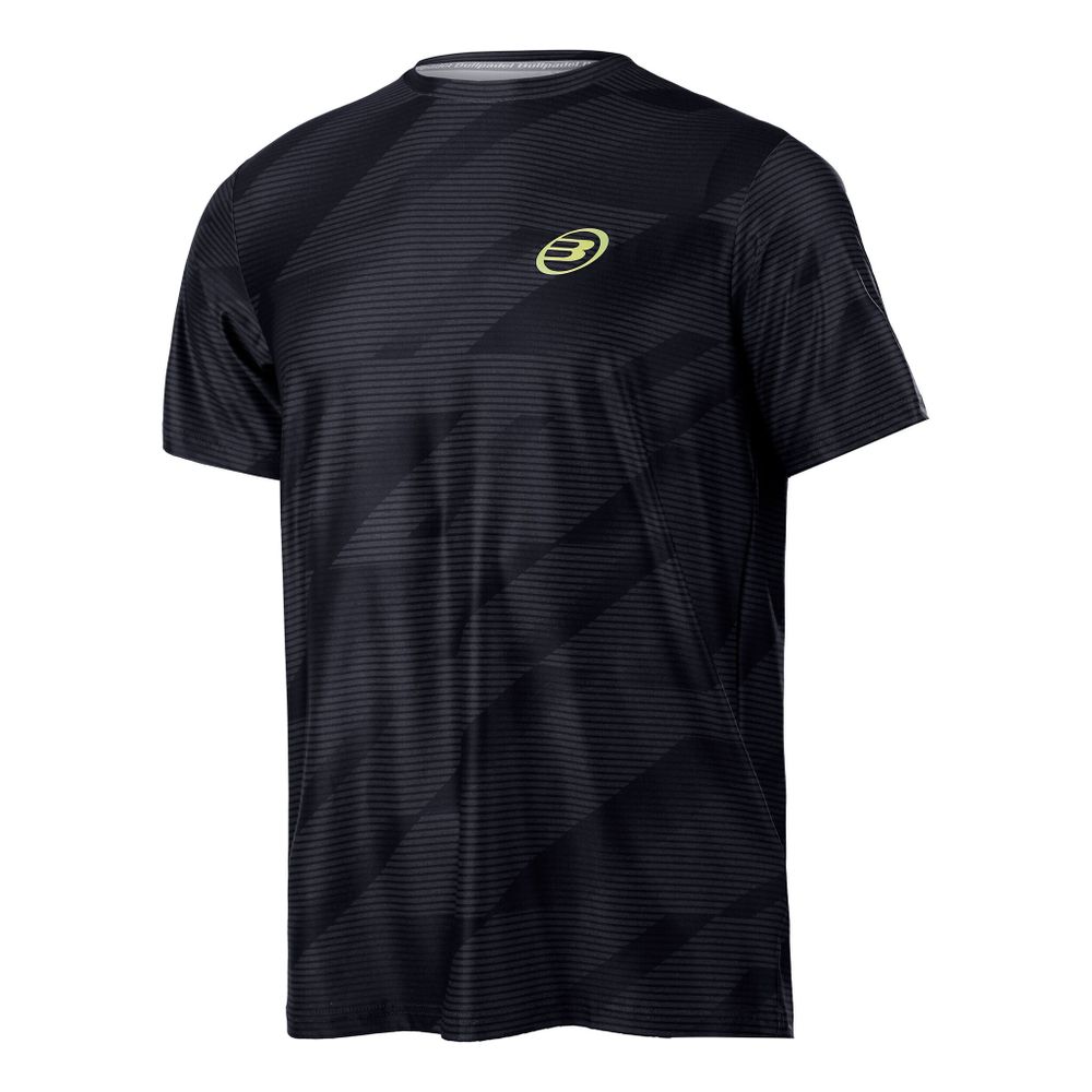 Мужское теннисное поло Bullpadel Meder T-Shirt Men - Black