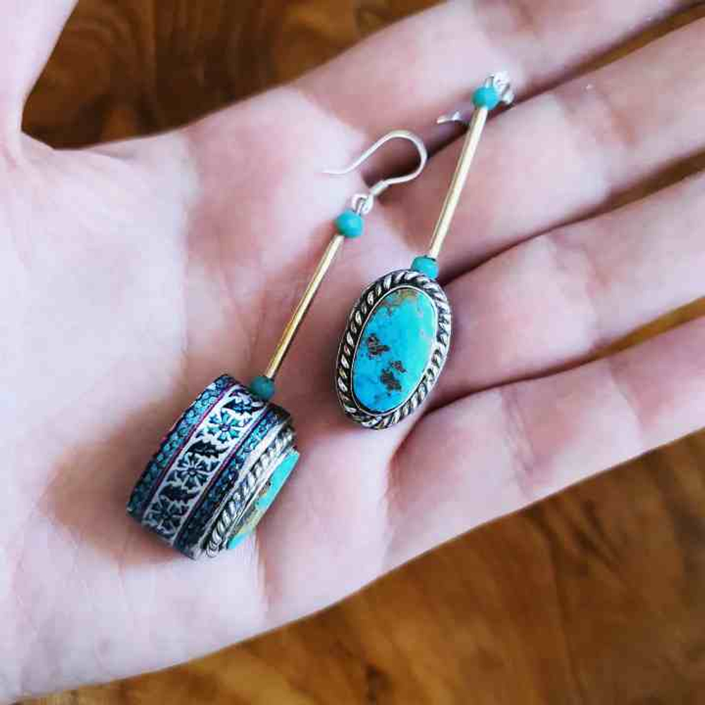 Серьги Anahid Firoozeh Valavaez Иран