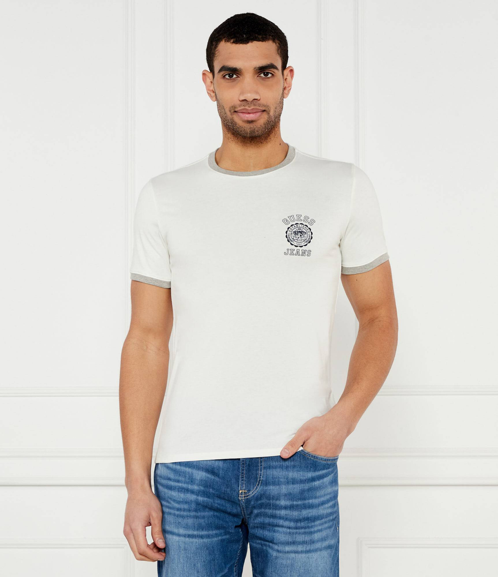 Футболка Guess Jeans - экрю(M5GI57 KCTX1)