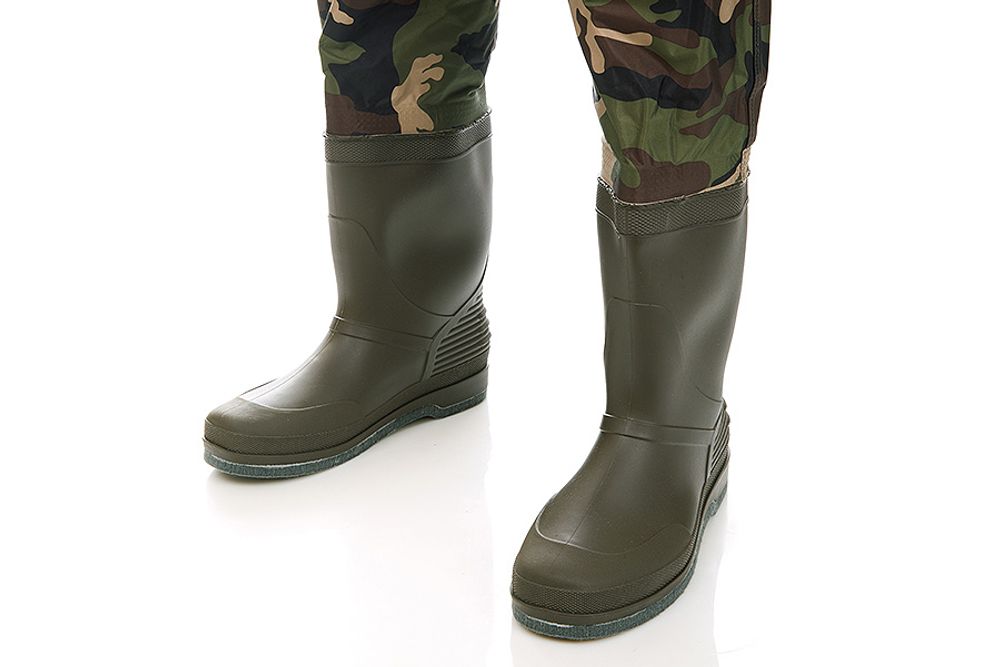 Вейдерсы HIGASHI Waterskin Camo pvc w/felt boot (войлочная подошва) S