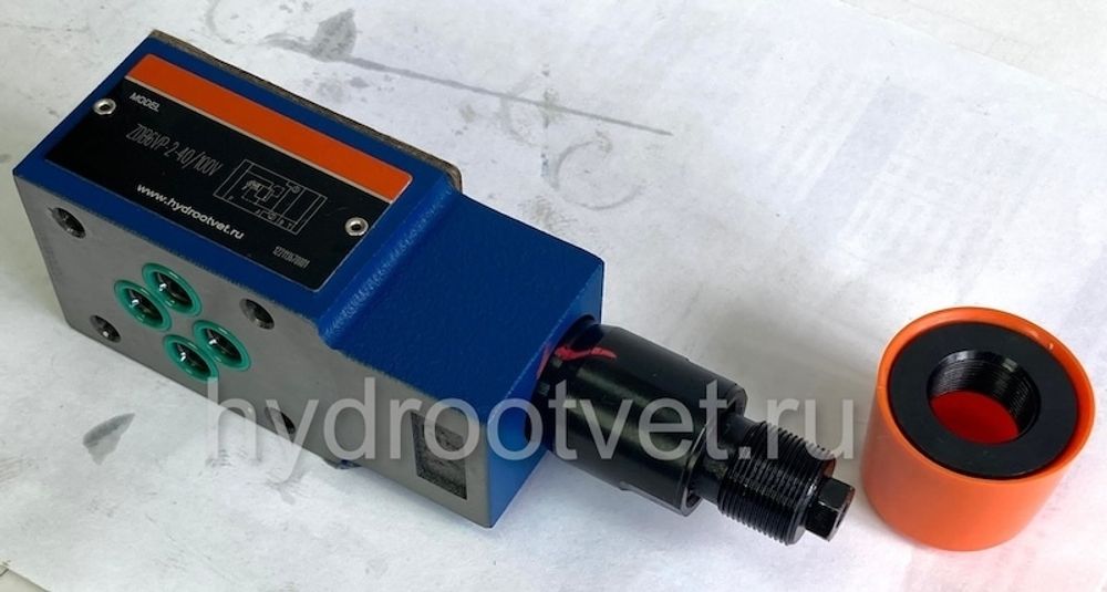 ZDB6VA2-4X/315V - Предохранительный клапан Ду 6 модульного монтажа с давлением регулировки до315 бар, в каналах A → T