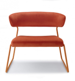 Кресло лаунж с обивкой Scab Design Lisa Lounge, терракотовый, красный