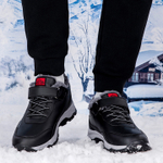CHENGSHILUOTUO Mid top Elderly Insulated Shoes Unisex