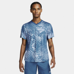 Мужское теннисное поло Nike Dri-Fit Victory Court Novelty T-Shirt Men - Blue, White