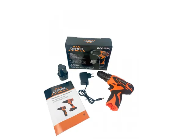 Аккумуляторный шуруповерт "DAMAN" DCD12PC