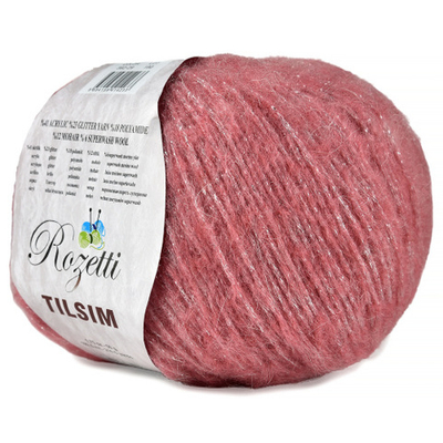Пряжа TILSIM цв. 362-29 50гр, 192,5 м, 6% супер вош шерсть мериноса, 12% Мохер 23% Глитер, 18% Полиамид, 41% Акрил