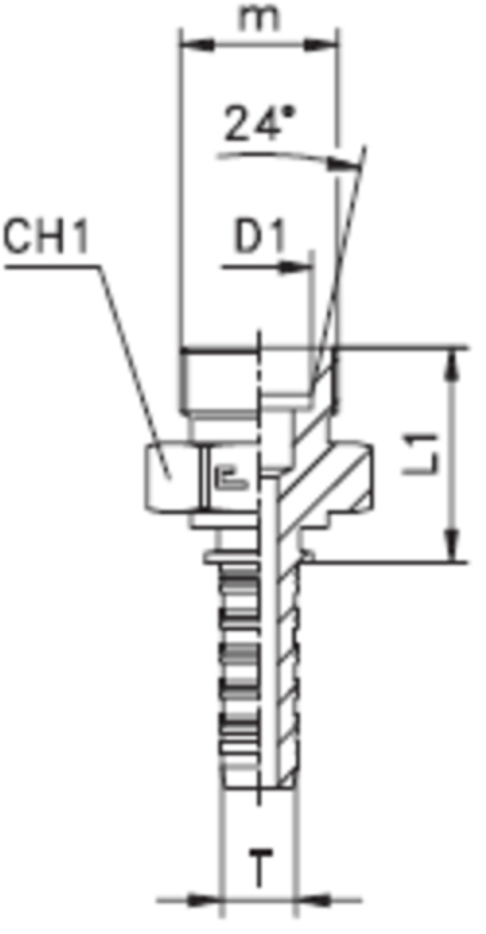 Фитинг DN 16 DKO-L (Ш) 26x1.5 18