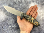 Нож Егерь, сталь Bohler K110, кап клена