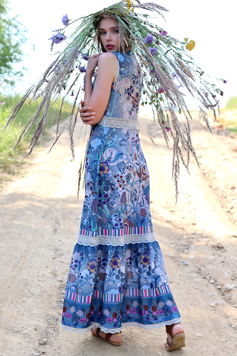 Dress "Frida-24. Secret Garden"