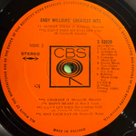 Andy Williams - Andy Williams' Greatest Hits (Англия 1970г.)