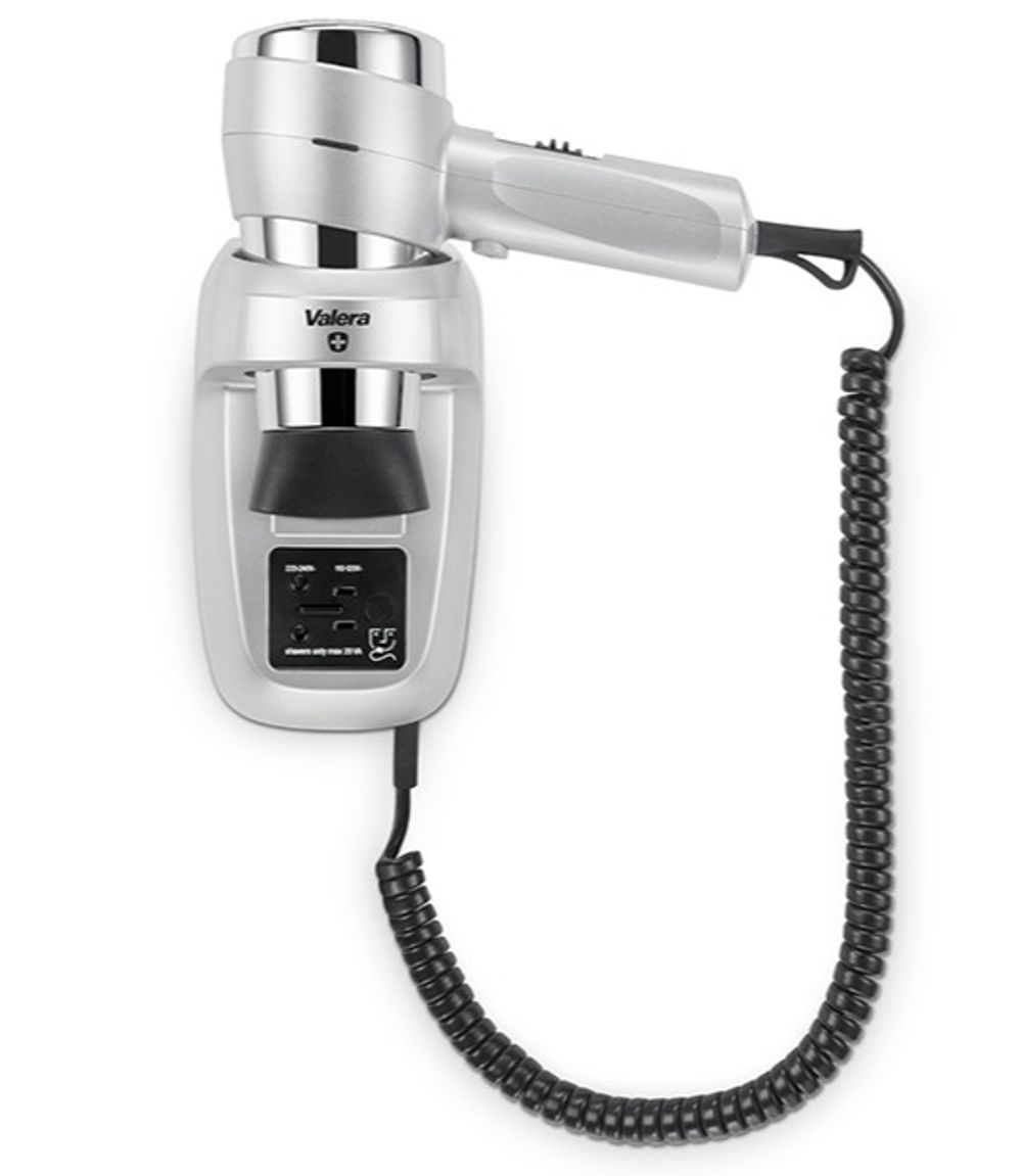 Фен настенный Valera Hospitality Action Super Plus 1600 Shaver (542.06/044.05 Silver)