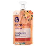 Cerebelly, смузи, органическое пюре без молочных продуктов, для детей от 6 месяцев, батат и персик, 113 г (4 унции)