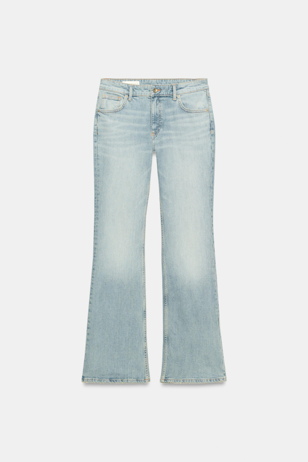 ДЖИНСЫ TRF BOOTCUT С НИЗКОЙ ПОСАДКОЙ — ZARA
