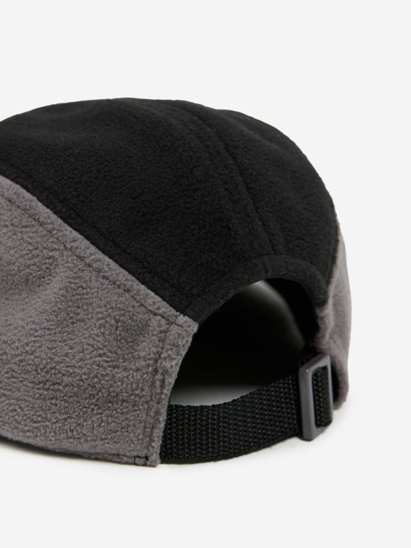 Кепка 5panel fleece черный/серый - фото 5
