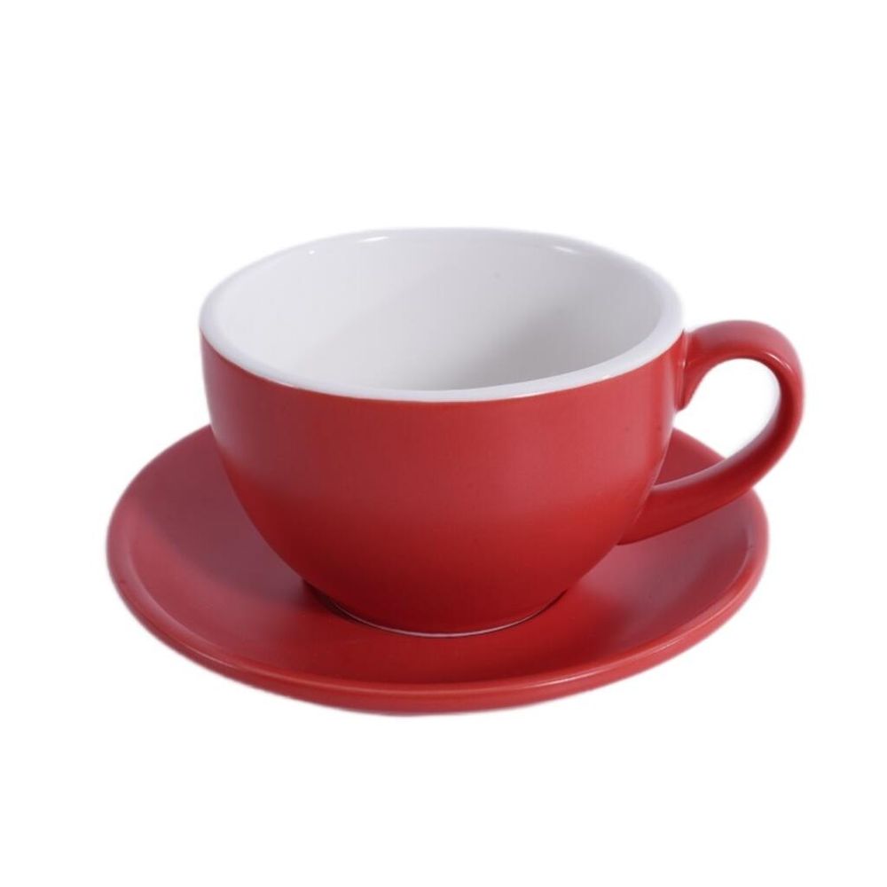 Чайная пара 370 мл красная матовая d 10,9 см h7,2 см Barista (Бариста) P.L. Proff Cuisine [6]