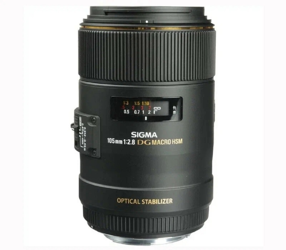 Sigma AF 105mm f/2.8 EX DG OS HSM Macro Canon EF, черный