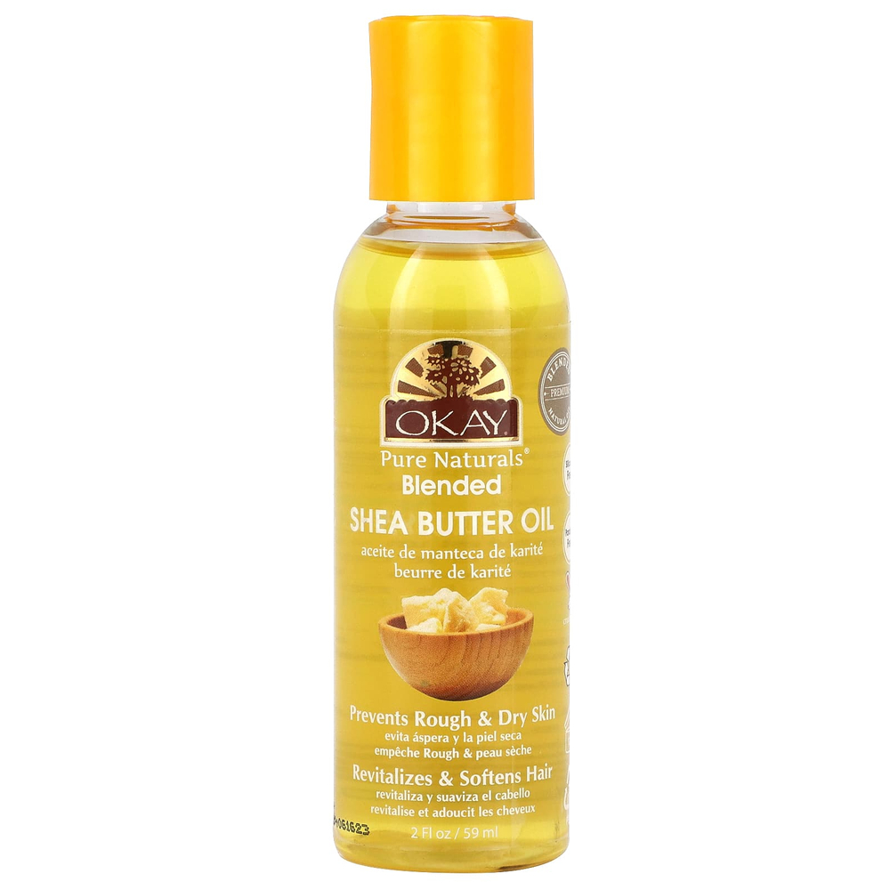 Okay Pure Naturals, Смешанное масло ши, 59 мл (2 жидк. унц.)