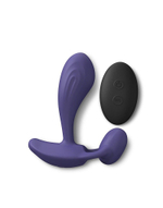 Темно-синий вибромассажер Witty P&G Vibrator with Remote Control (Цвет: темно-синий)