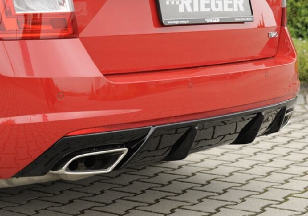 Диффузор для Skoda Octavia A7 RS