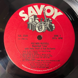 Винтажная виниловая пластинка LP Pee Wee Russell With Ruby Braff And Red Richards, The Individualism Of Pee Wee Russell (USA 1978)