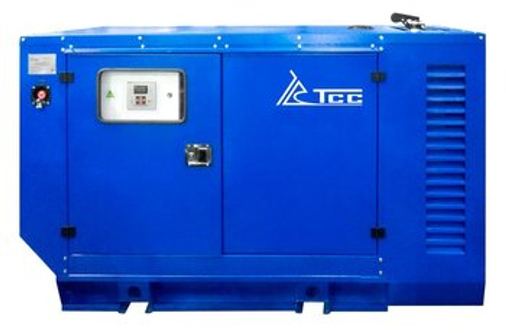 Дизельный генератор ТСС АД-30С-Т400-1РКМ9, в кожухе