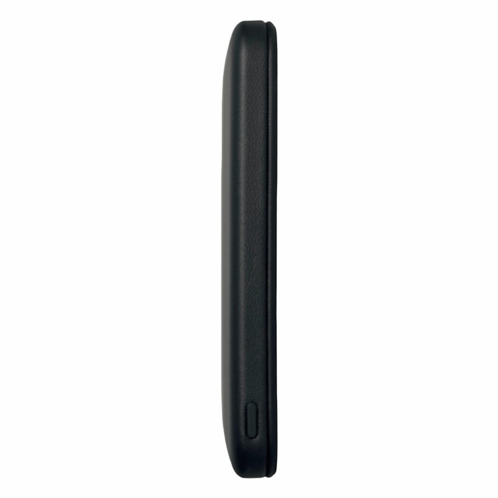 Powerbank магнитный с MagSafe Keephone Peekaboo 5000mAh кожаный черный