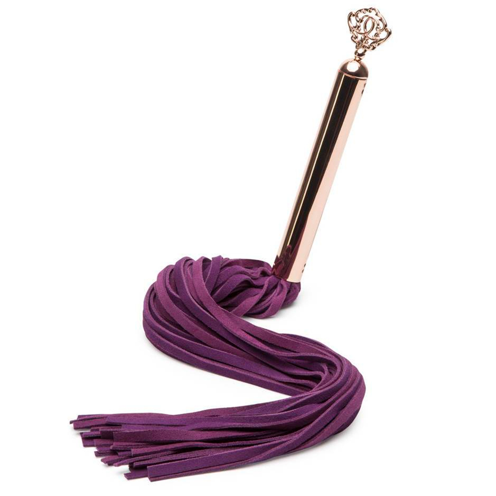 Фиолетовая плеть Cherished Collection Suede Flogger - 63,5 см. (Цвет: фиолетовый)