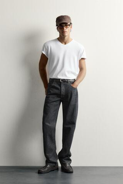 ДЖИНСЫ STRAIGHT FIT С НИЗКОЙ ПОСАДКОЙ — ZARA