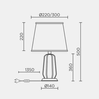 Настольный светильник MODELUX ML.6063.01TL WH