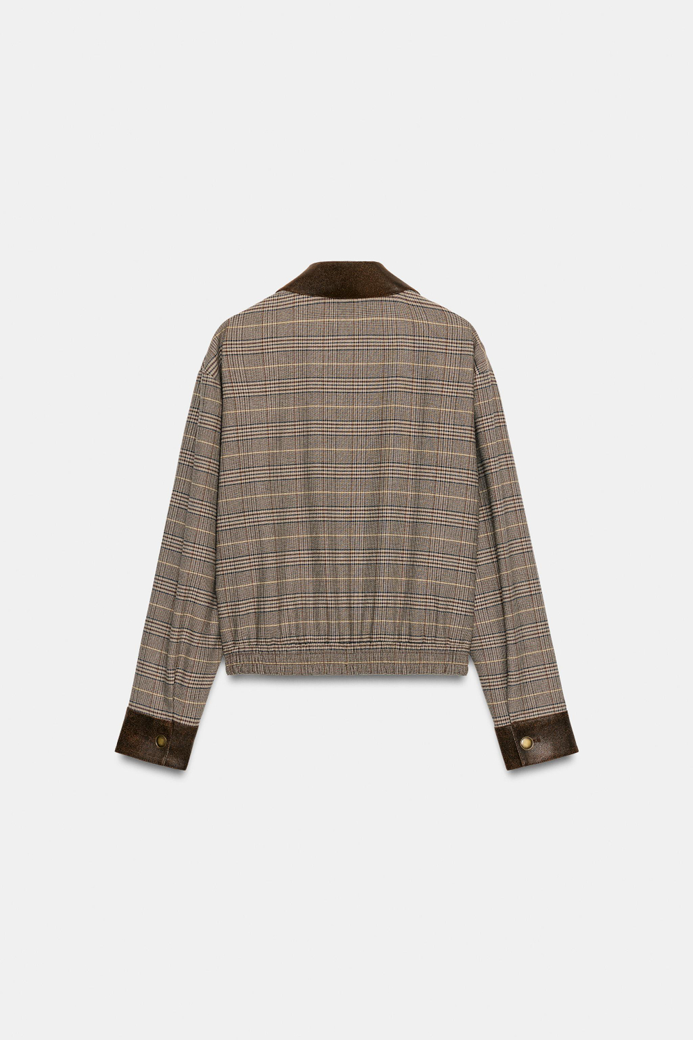 БОМБЕР В КЛЕТКУ «ГУСИНАЯ ЛАПКА» — ZARA