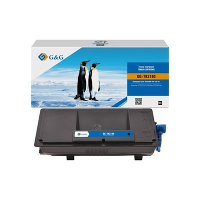 Тонер-картридж G&G, аналог Kyocera TK-3190 для Ecosys M3655/M3660/M3860/P3055/P3060/P3155/P3260 (25K)