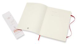 Блокнот Moleskine Classic Soft XLarge 190х250мм 192стр нелинованный мягкая обложка красный (QP623F2)