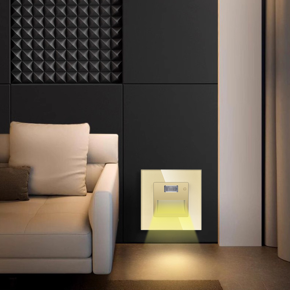 Светильник LED в рамку с дат. движения 220В 5LED серый, фото 5