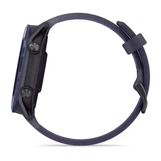 Умные часы Garmin Forerunner 570 - 47 мм Алюминий индиго с полупрозрачным ремешком цвета имперского фиолетового индиго