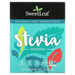 SweetLeaf Stevia, Подсластитель на основе стевии, 70 пакетиков по 0,8 г (0,028 унции)