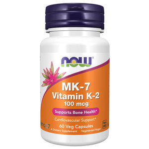 NOW MK-7 Vitamin K-2 100 мкг 60 вегетарианских капсул